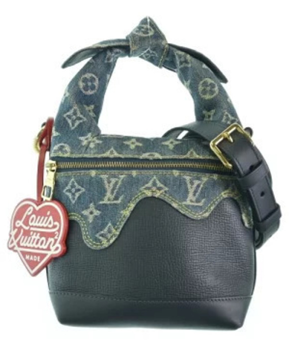 Louis Vuitton Handbags - Louis Vuitton Nigo Cruiser handbag featuring blue denim